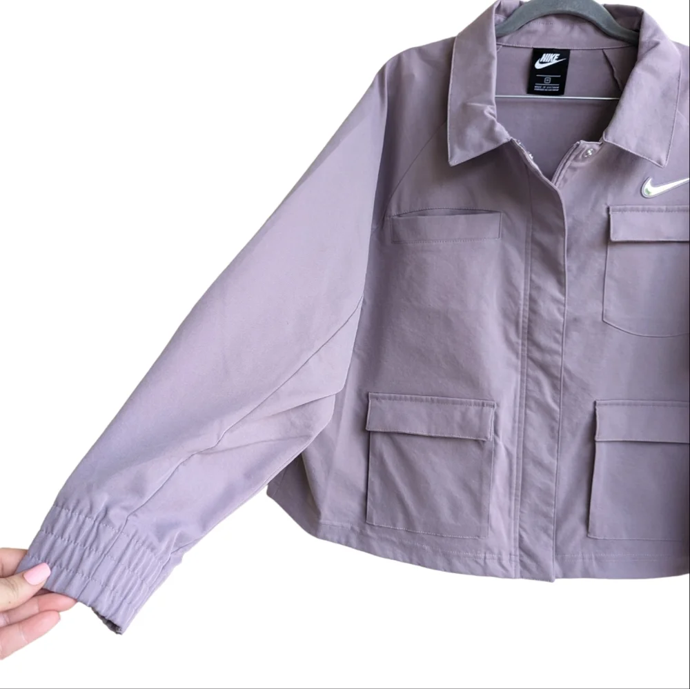 Nike Sportswear Swoosh Jacket Purple Smoke - Picture 7 of 9